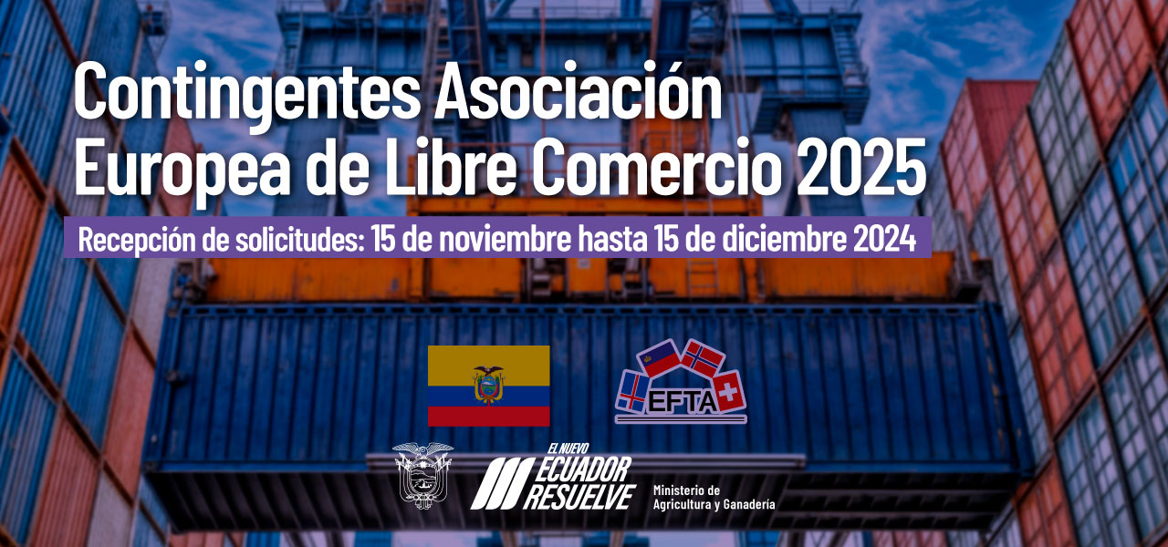 Contingentes Asociación Europea de Libre Comercio 2025